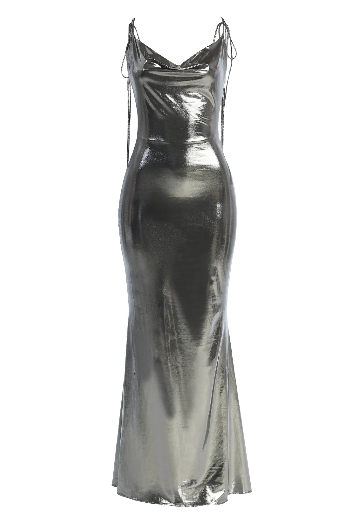 Silver Heart of Gold Maxi Dress