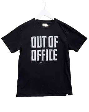 Size M | Wood Wood Black Out of Office T-shirt