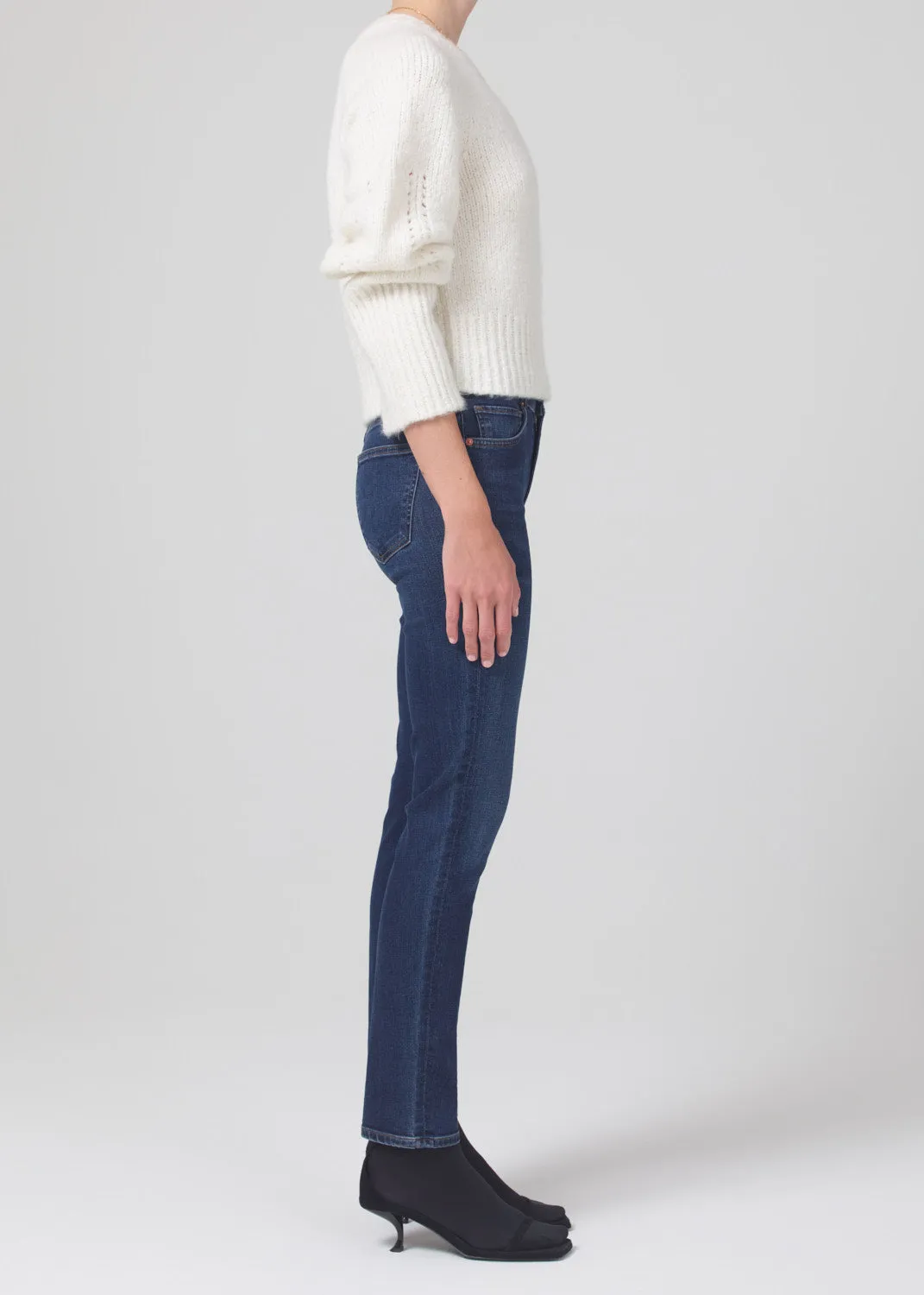 SKYLA MID RISE SLIM IN EVERMORE