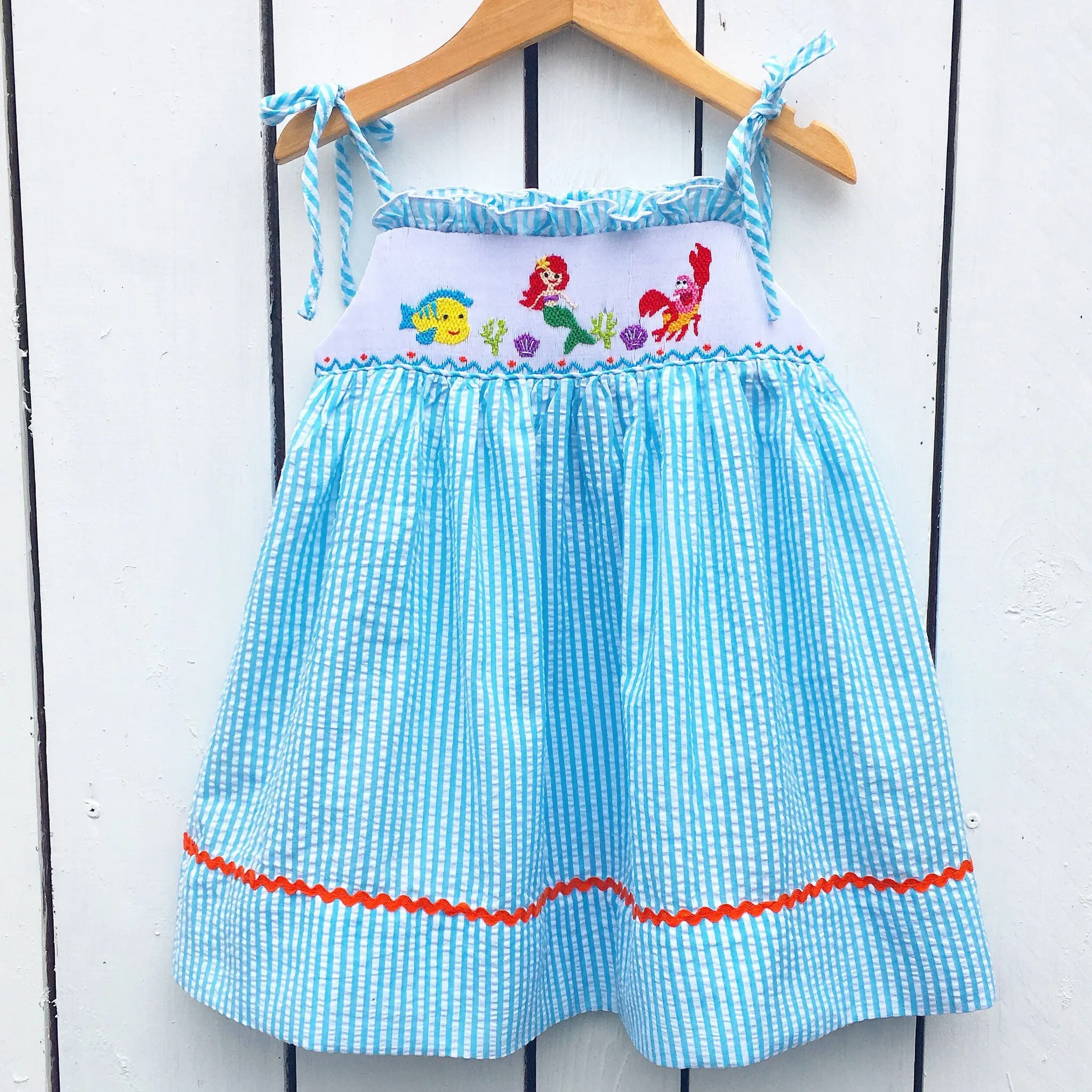 Smocked Under the Sea Dress