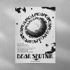 Sputnik Y2K Aesthetic Metal Poster