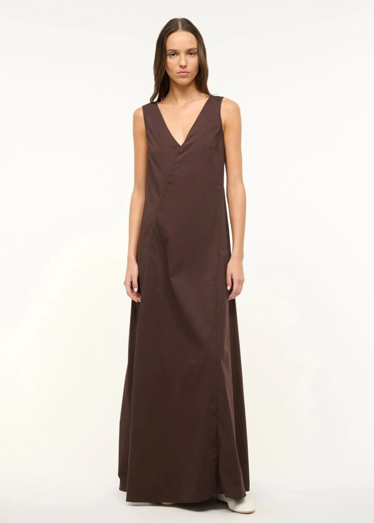 STAUD Roma Dress - Earth