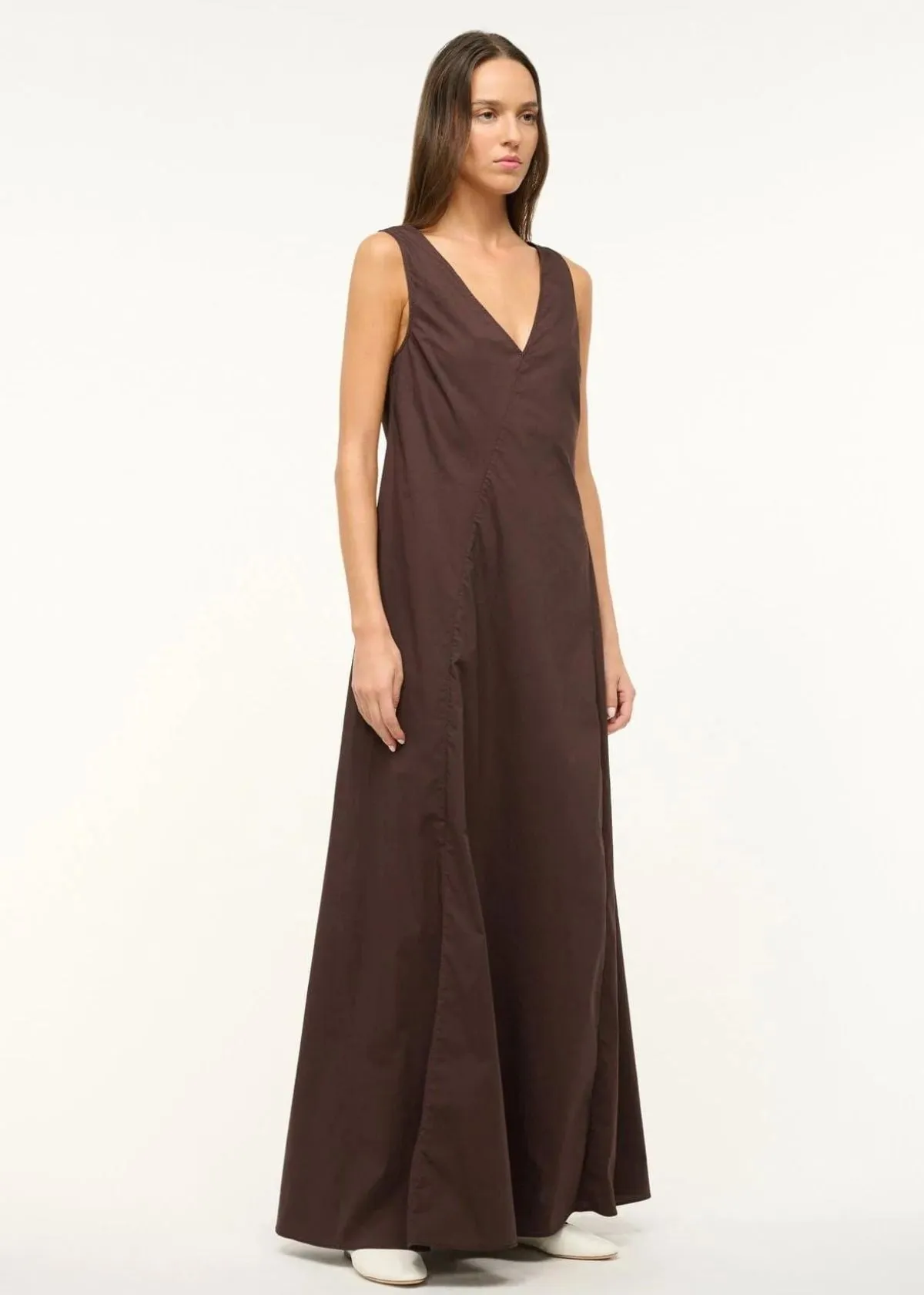 STAUD Roma Dress - Earth