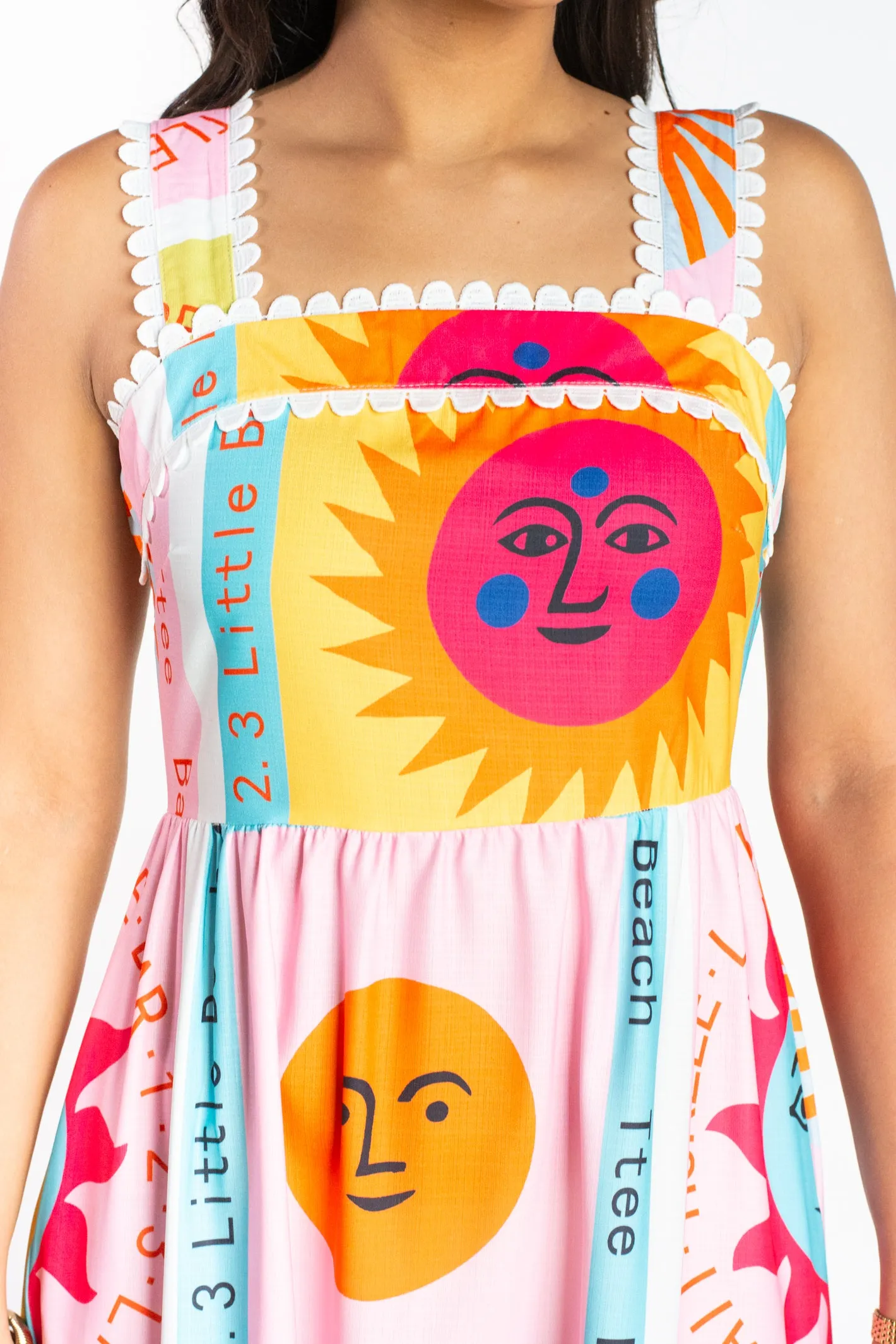 Sun Shinin' Down Printed Maxi Dress