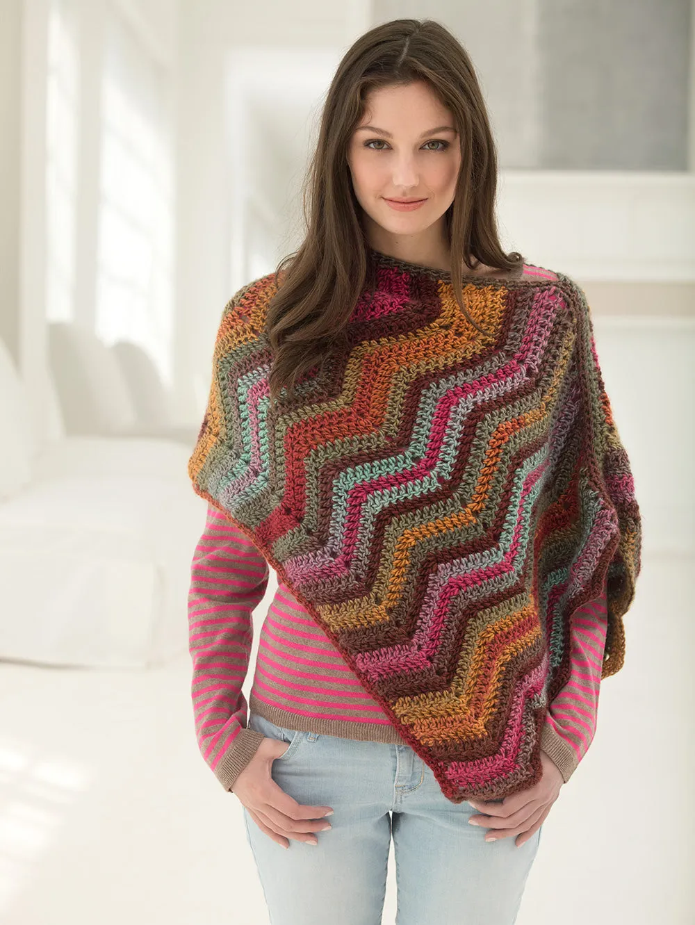 Sunset Poncho (Crochet)