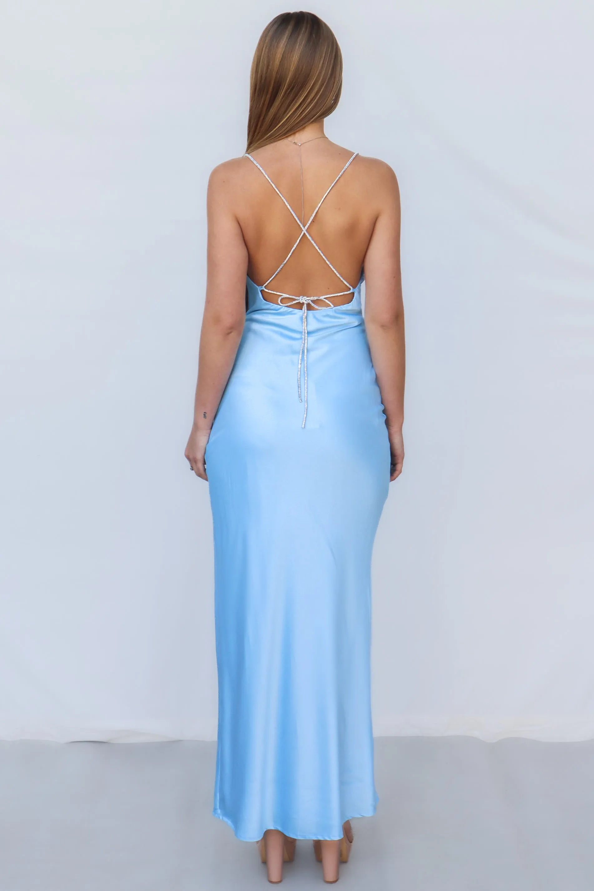 Takiyah Maxi Dress - Blue