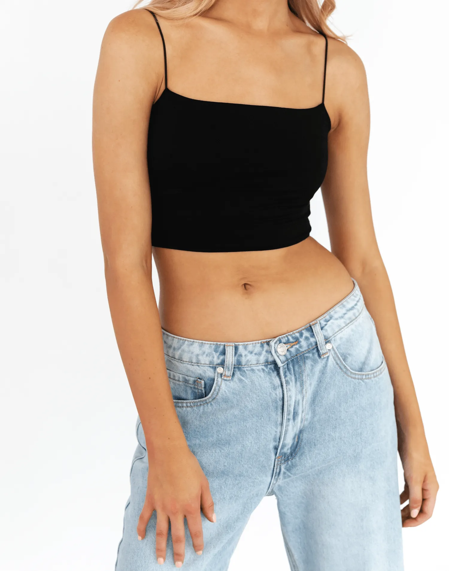 Tammy Crop Top (Black)