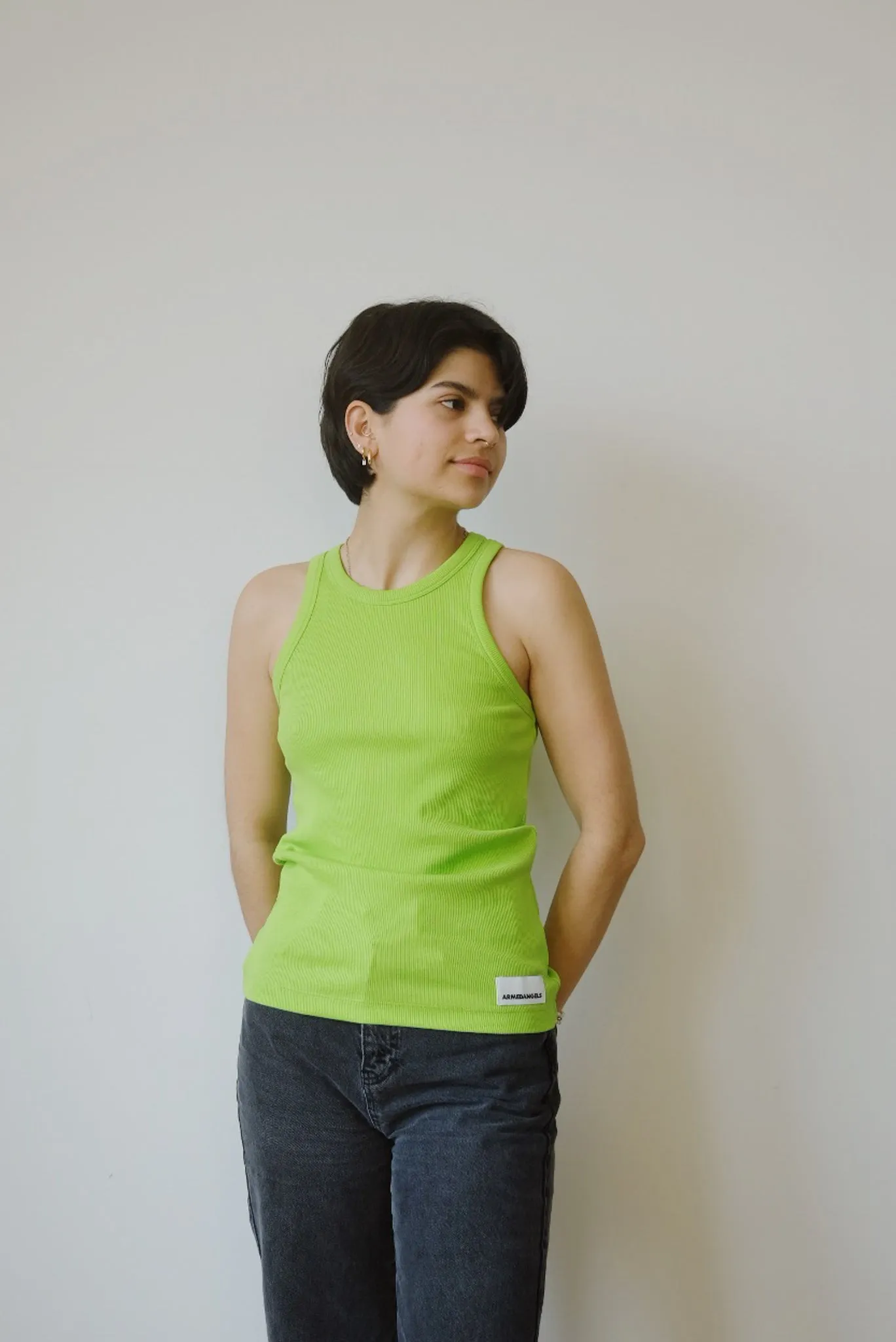 tank top - kanitaa - super lime