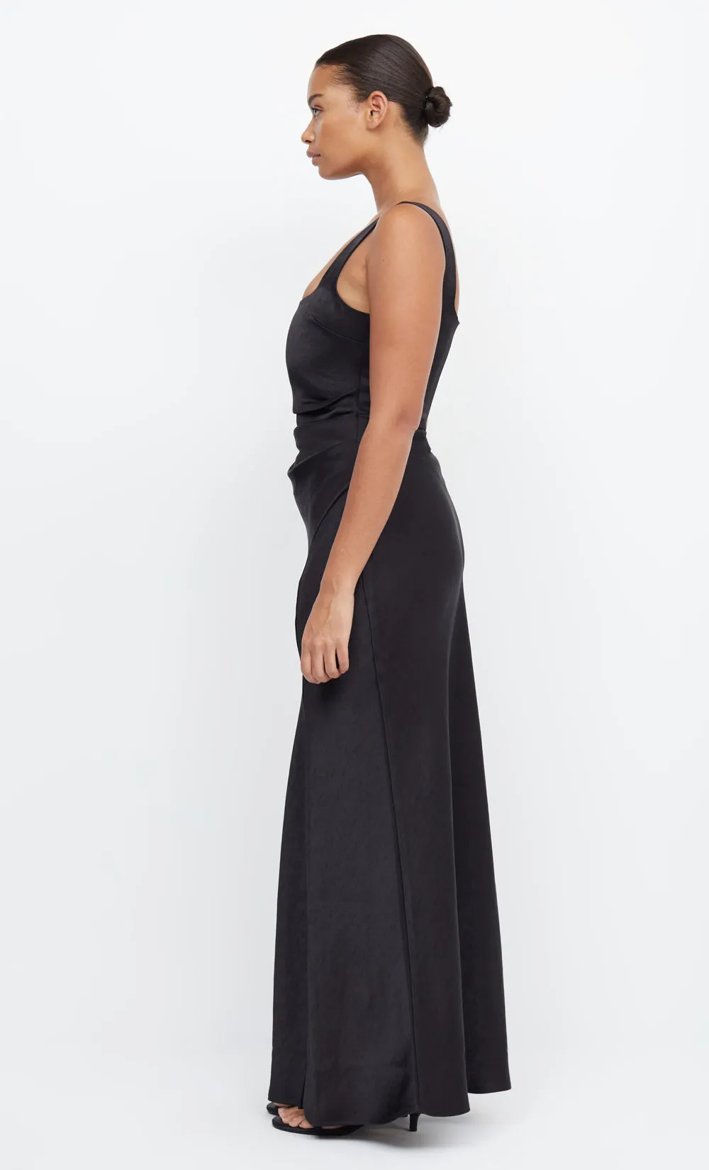 THE DREAMER SQUARE NECK DRESS  - BLACK