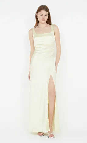 THE DREAMER SQUARE NECK DRESS - ICE YELLOW