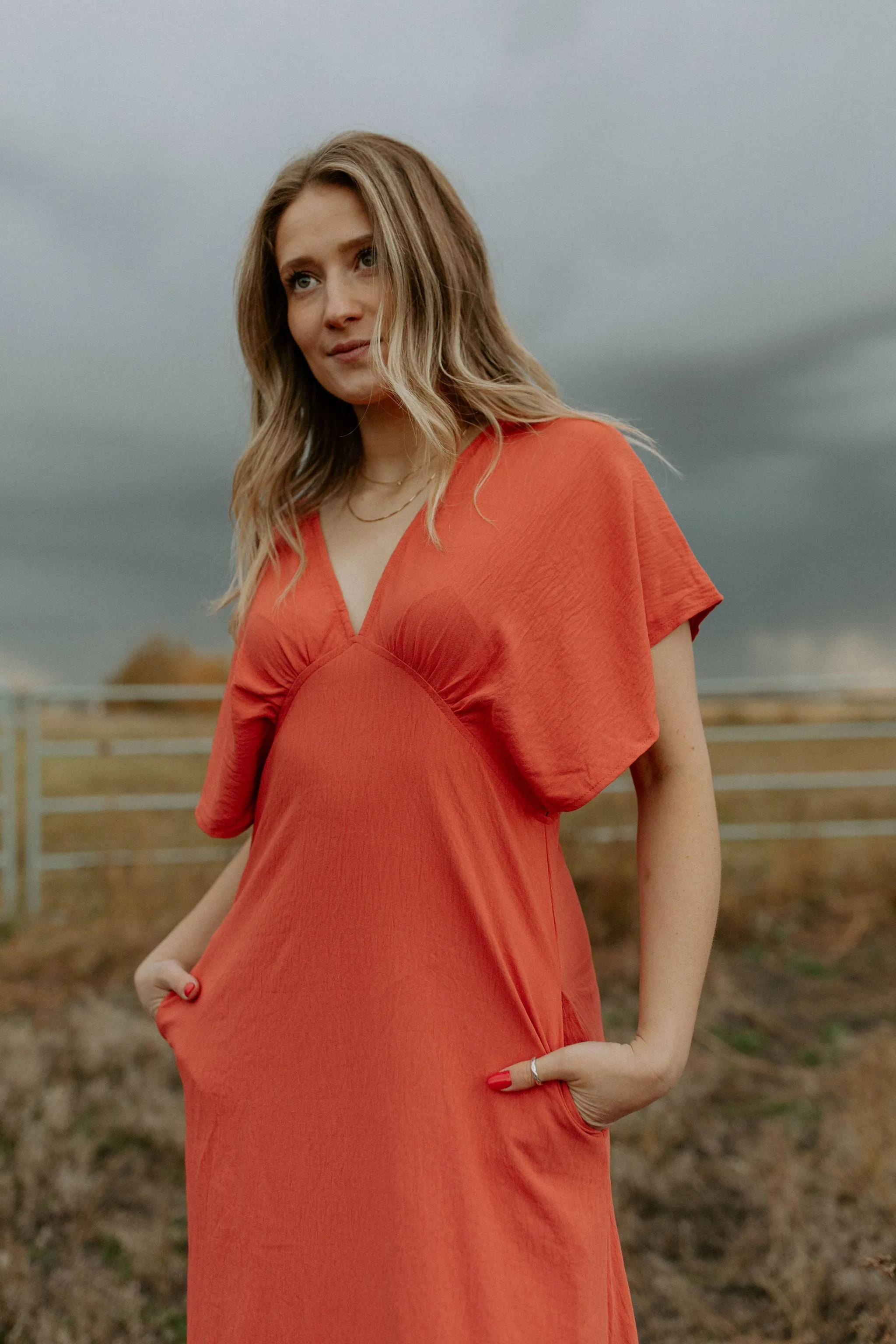 The Timeless Maxi Dress - Coral