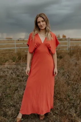 The Timeless Maxi Dress - Coral