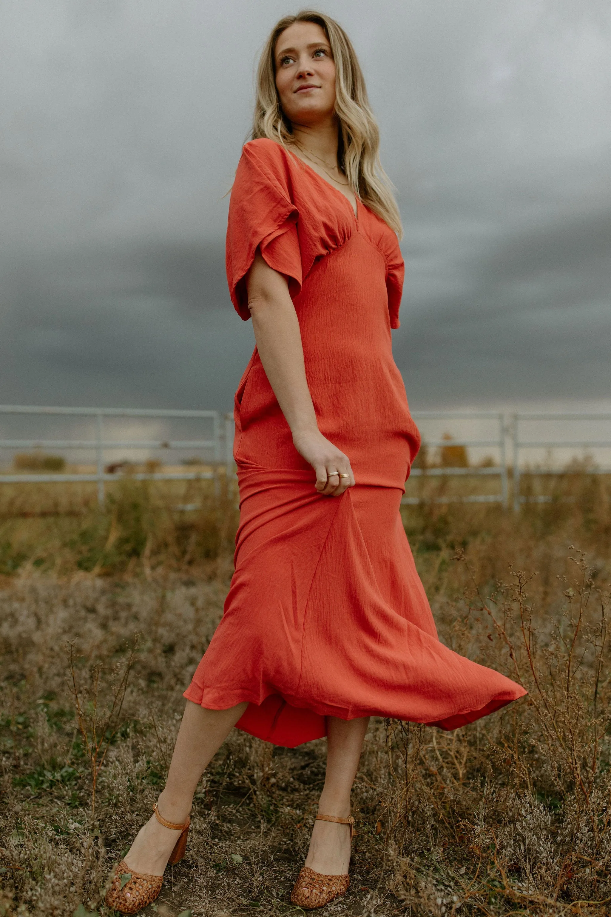 The Timeless Maxi Dress - Coral