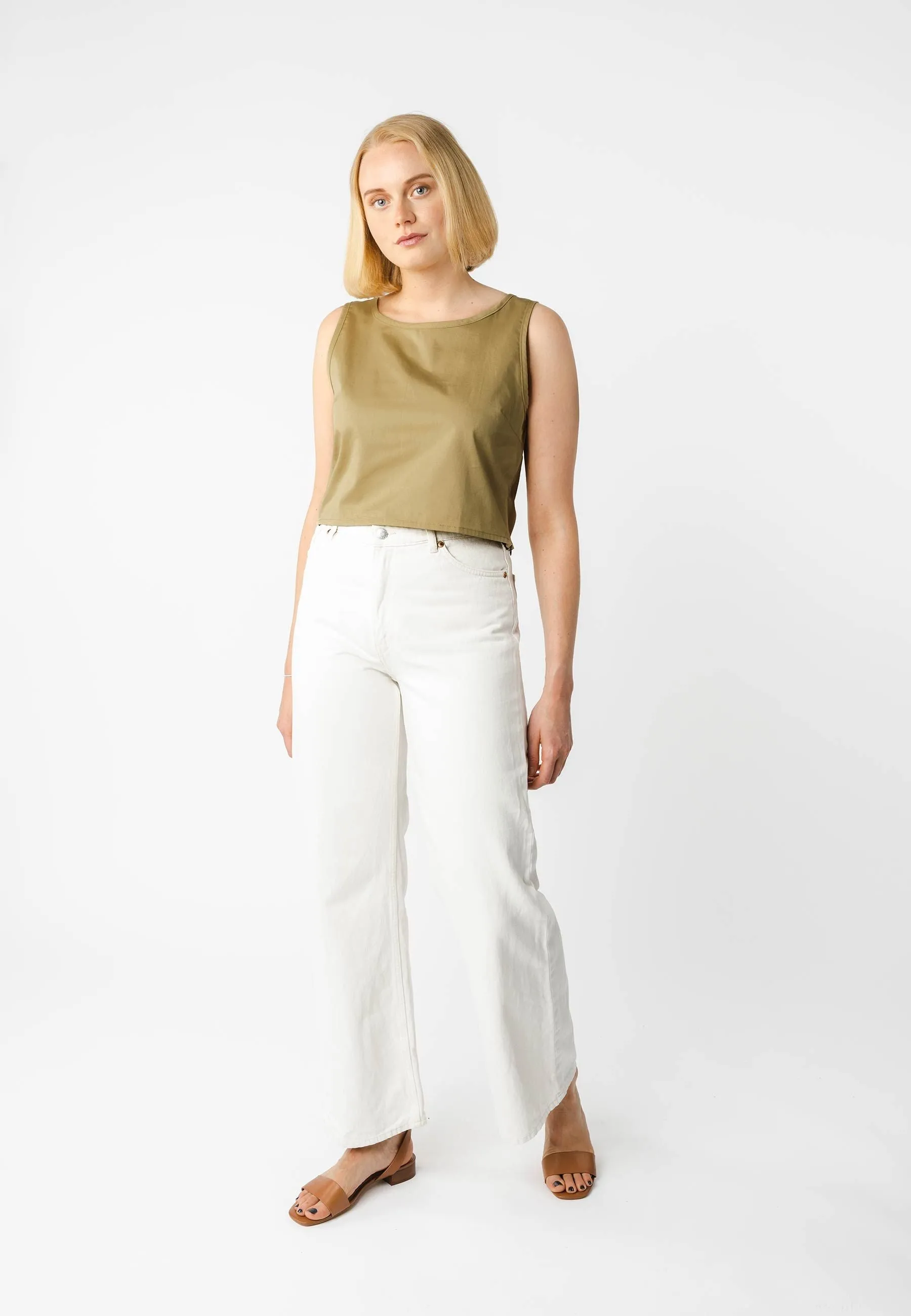 Top TAMANI khaki | MELAWEAR