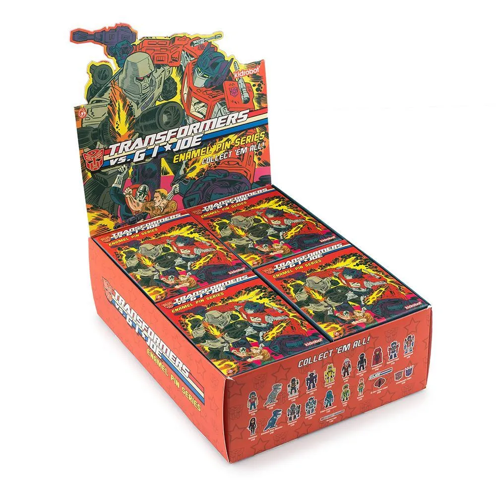 Transformers vs G.I.JOE Blind Box Enamel Pins Series