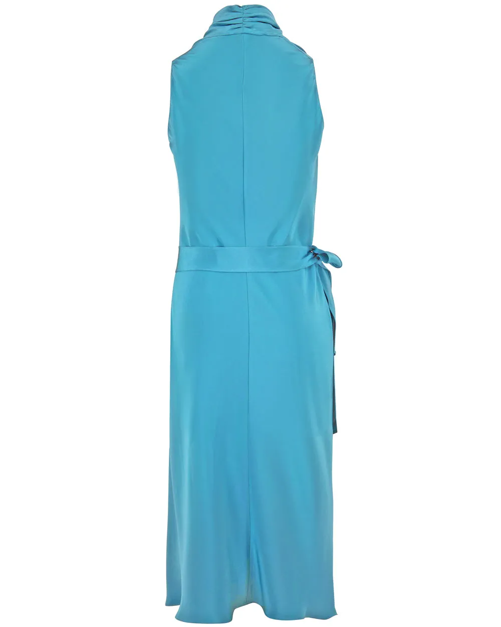 Turquoise Victor Wrap Dress