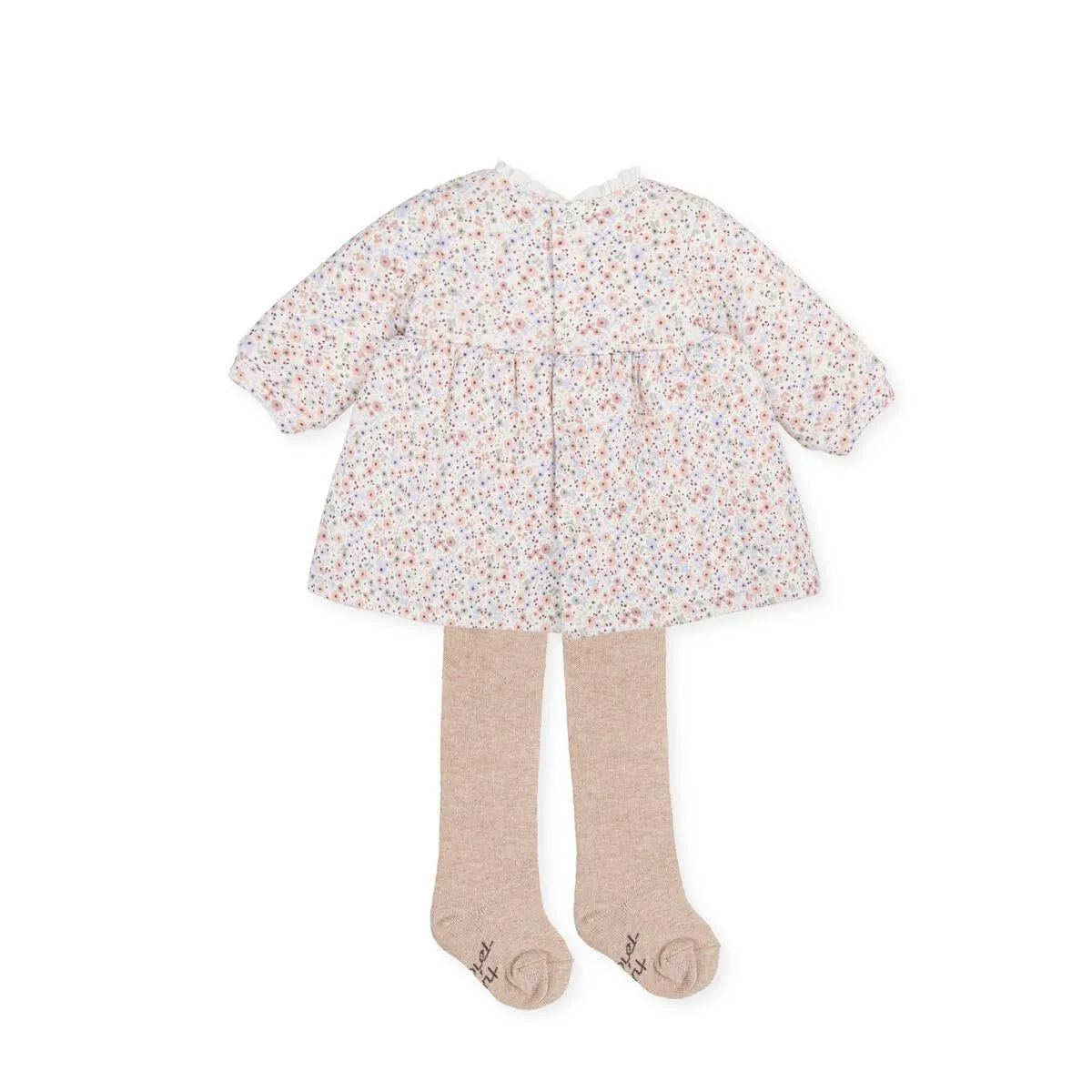 Tutto Piccolo 2786 Flower Dress, Taupe