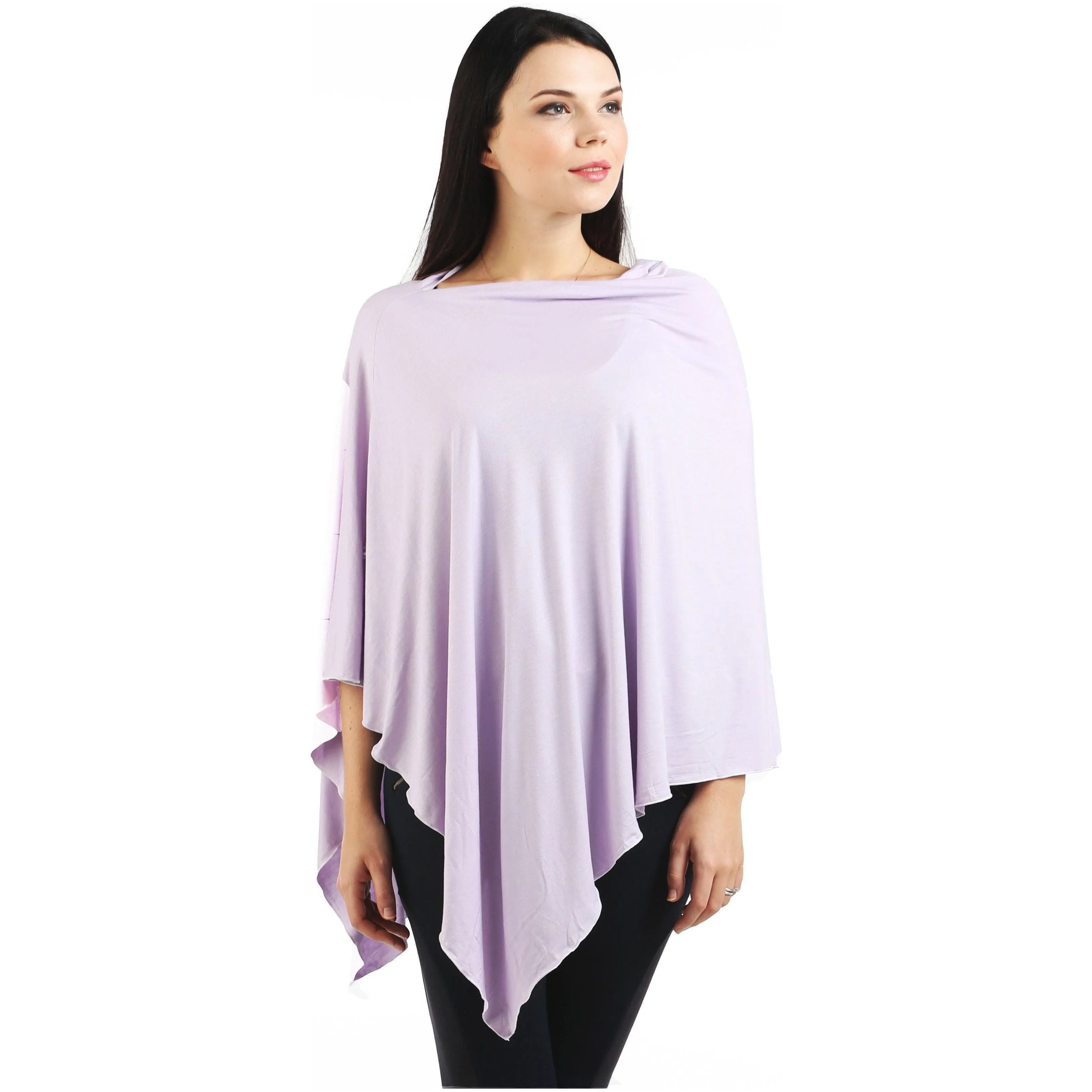 UberMums Lavender Nursing Poncho - Modal Spandex