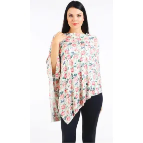 UberMums Tea Rose Nursing Poncho - Modal Spandex