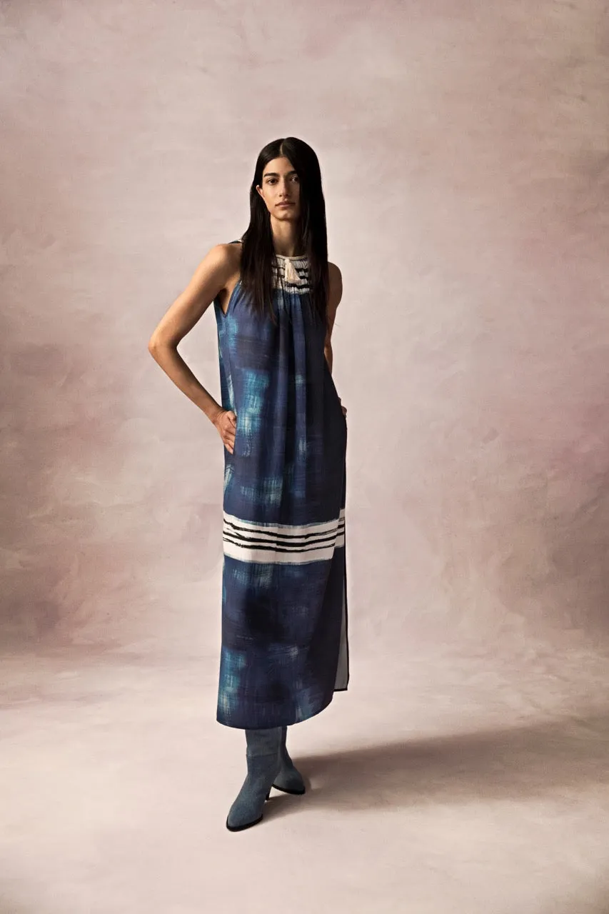 Valerie Blue Maxi Kaftan