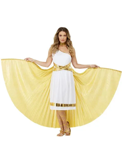 Womens Deluxe Grecian Cape, Gold