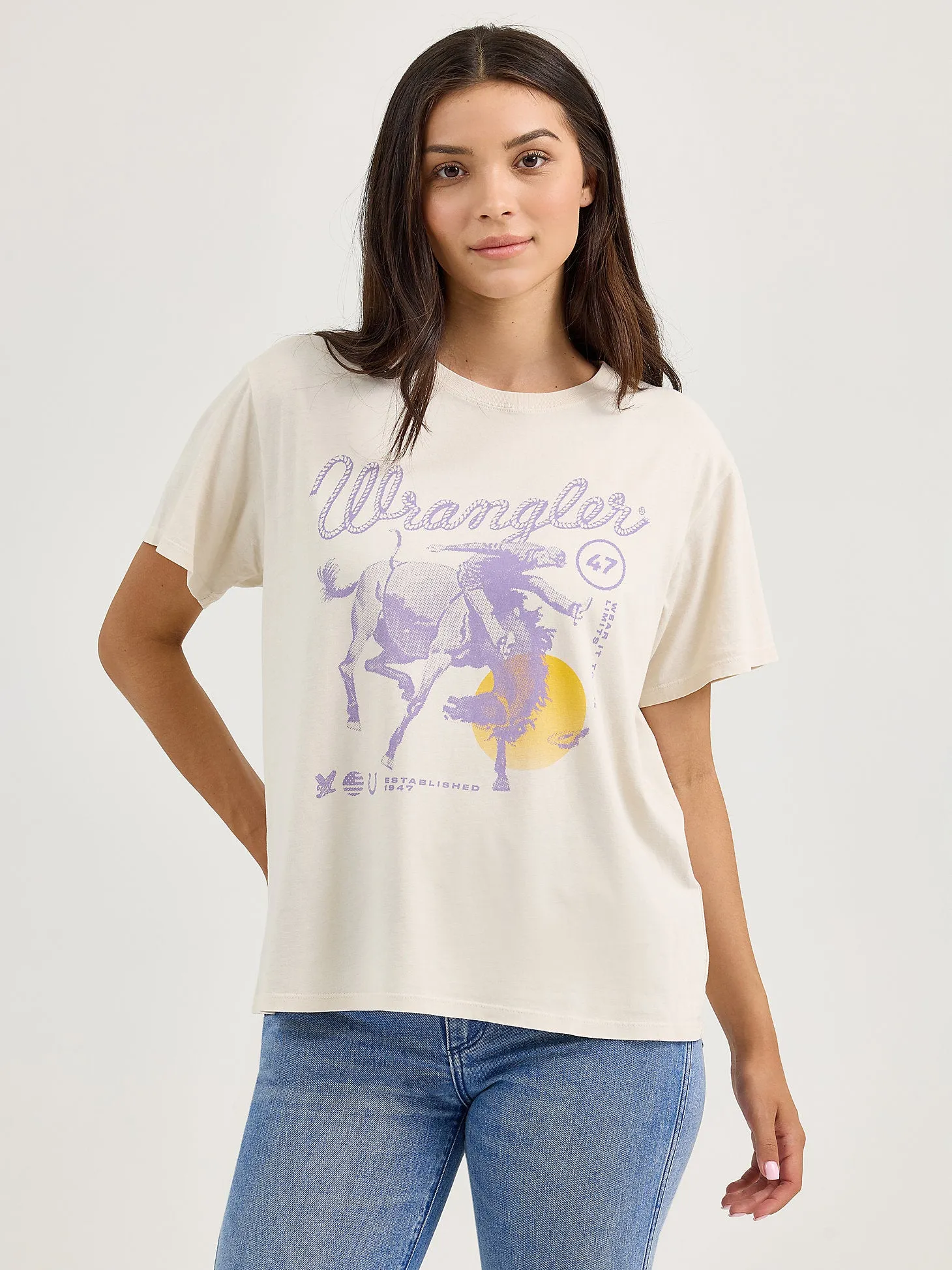 Wrangler Bucking Bronco Tee