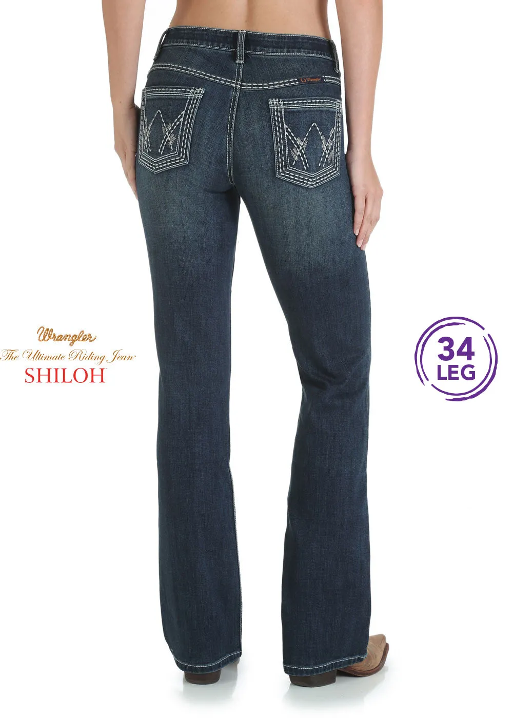 Wrangler Womens Ultimate Riding Jean Shiloh Indigo