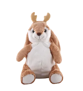 Wyn The Winter Bunny, Large Heatie With Microwaveable Silica Bead Pillow Insert