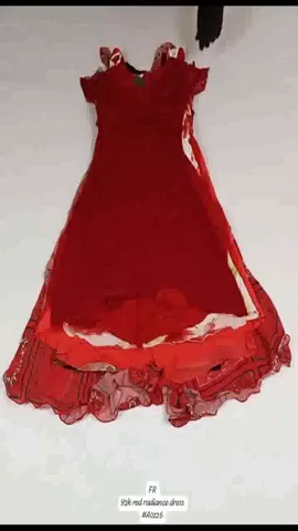 Y2K Red Radiance Dress