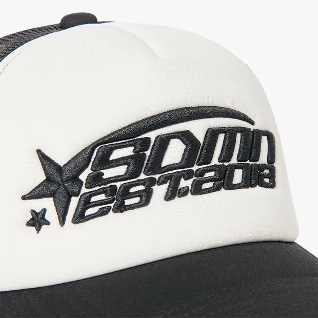 Y2K Shooting Stars Cap [Black/White]